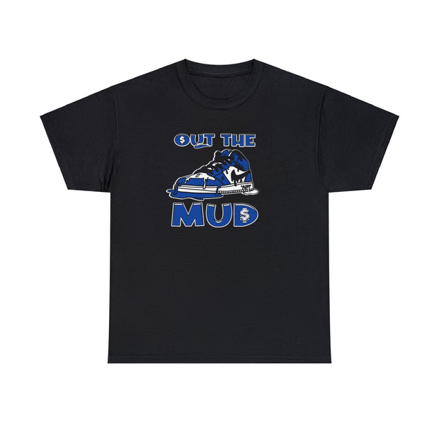 OUT THE MUD BLUE Heavy Cotton Tee