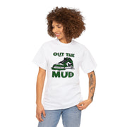 OUT THE MUD MONEY GREEN Heavy Cotton Tee