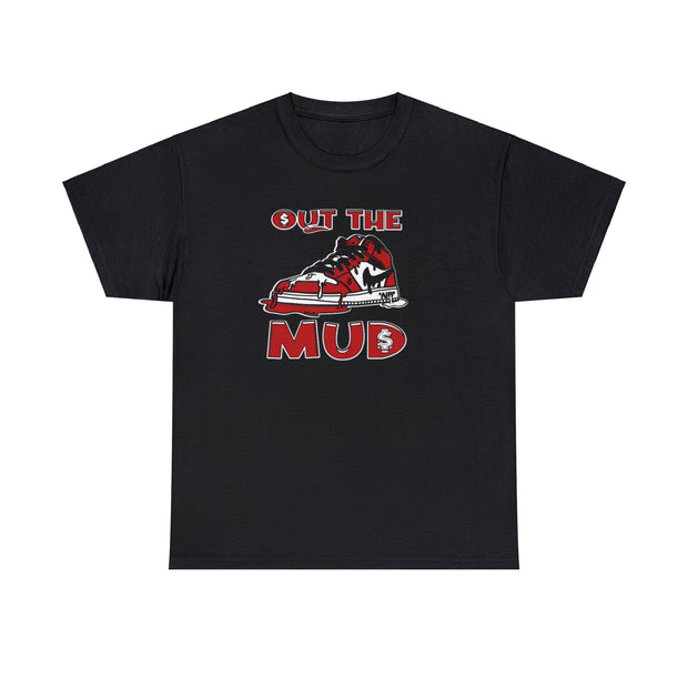 OUT THE MUD RED Heavy Cotton Tee